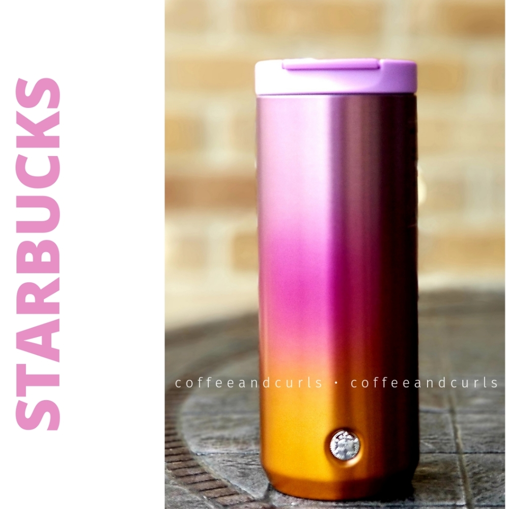 Starbucks Lilac Manderin Triclor Ombre Vacuum Insulated 12oz SS Tumbler